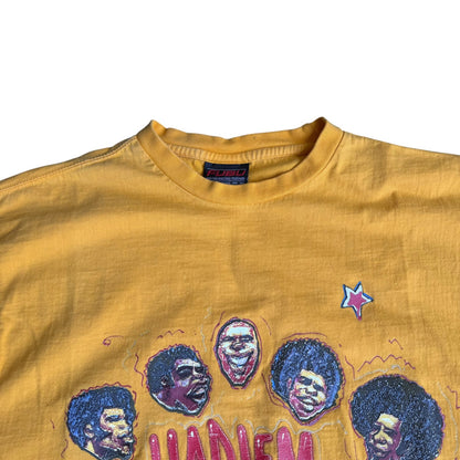 Vintage FUBU Harlem Globetrotters Tee Shirt Yellow Mens Large
