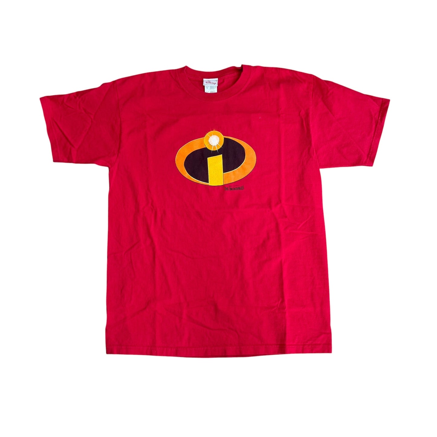 Disney Store Incredilbes Red Tee Shirt Mens Large