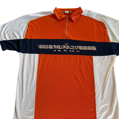 Vintage Results Jeans Polo Shirt y2k Mens Large