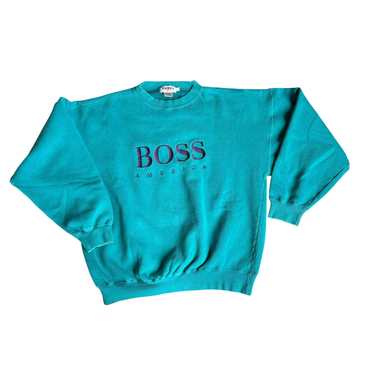 Vintage BOSS America Crewneck Sweater Mens XL 90s