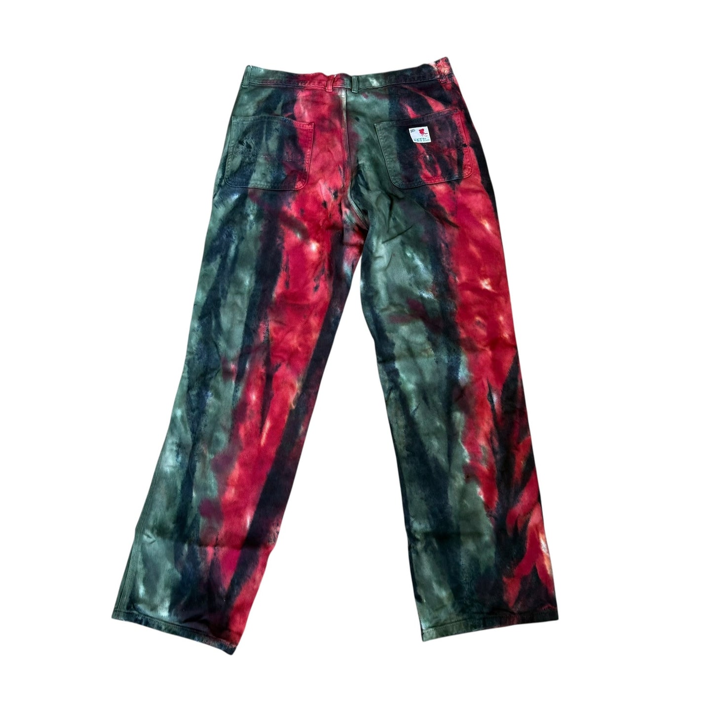 Browns x Crenshaw Skate Club Dyed Straight Leg Work Trousers Mens Large