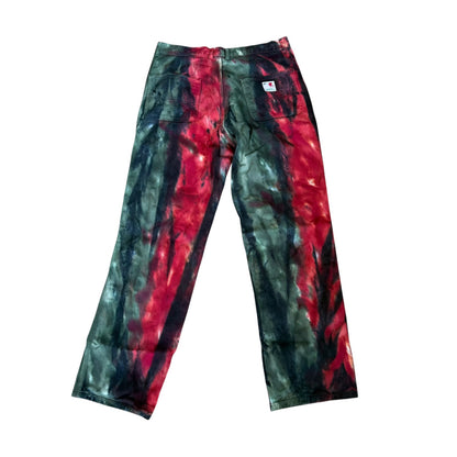 Browns x Crenshaw Skate Club Dyed Straight Leg Work Trousers Mens Large