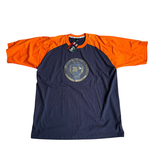 Vintage y2k Phat Farm Deadstock Colorblock Tee Shirt Mens XL