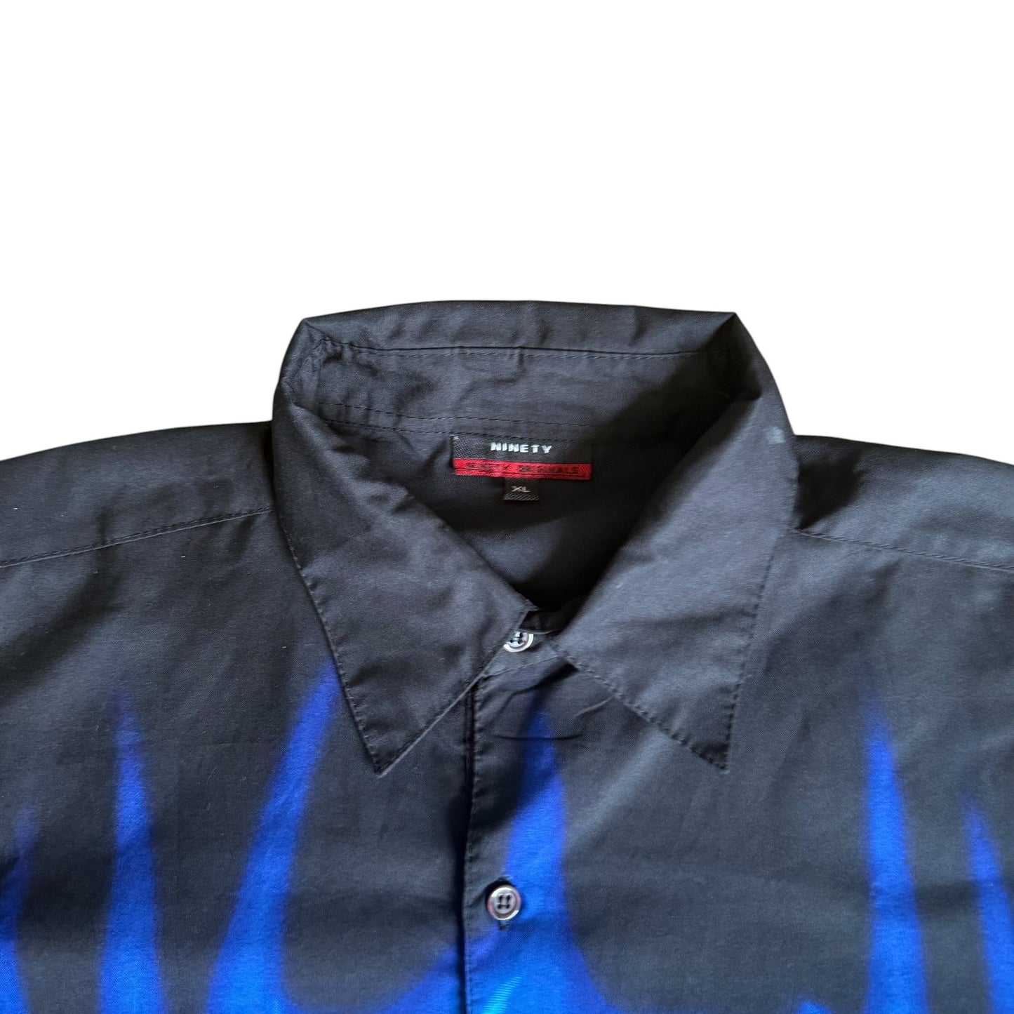 Vintage y2k Japanese Car Tokyo Drift AOP Button Up Mens XL