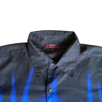 Vintage y2k Japanese Car Tokyo Drift AOP Button Up Mens XL