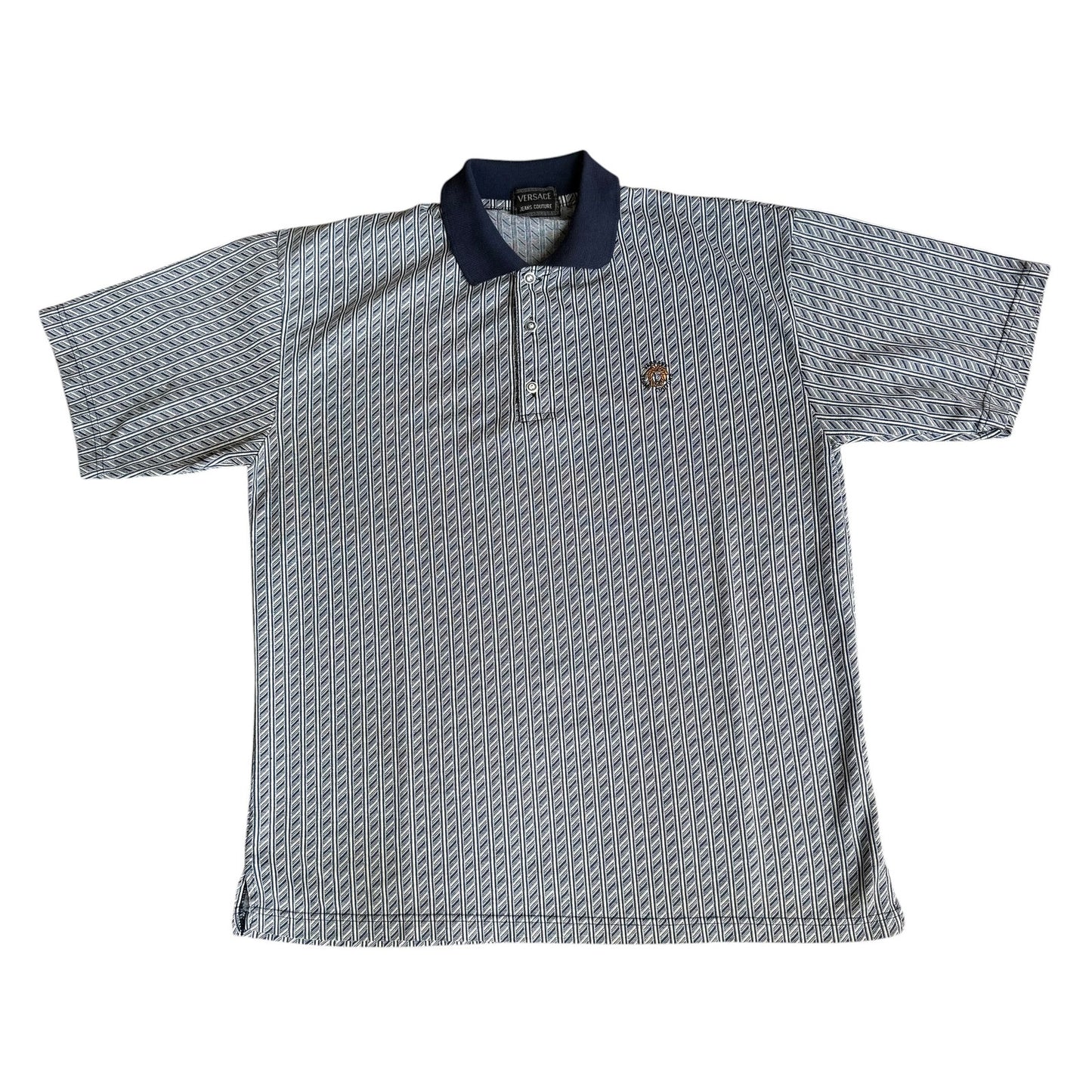 Vintage Versace Jeans Couture Polo Shirt Mens Large