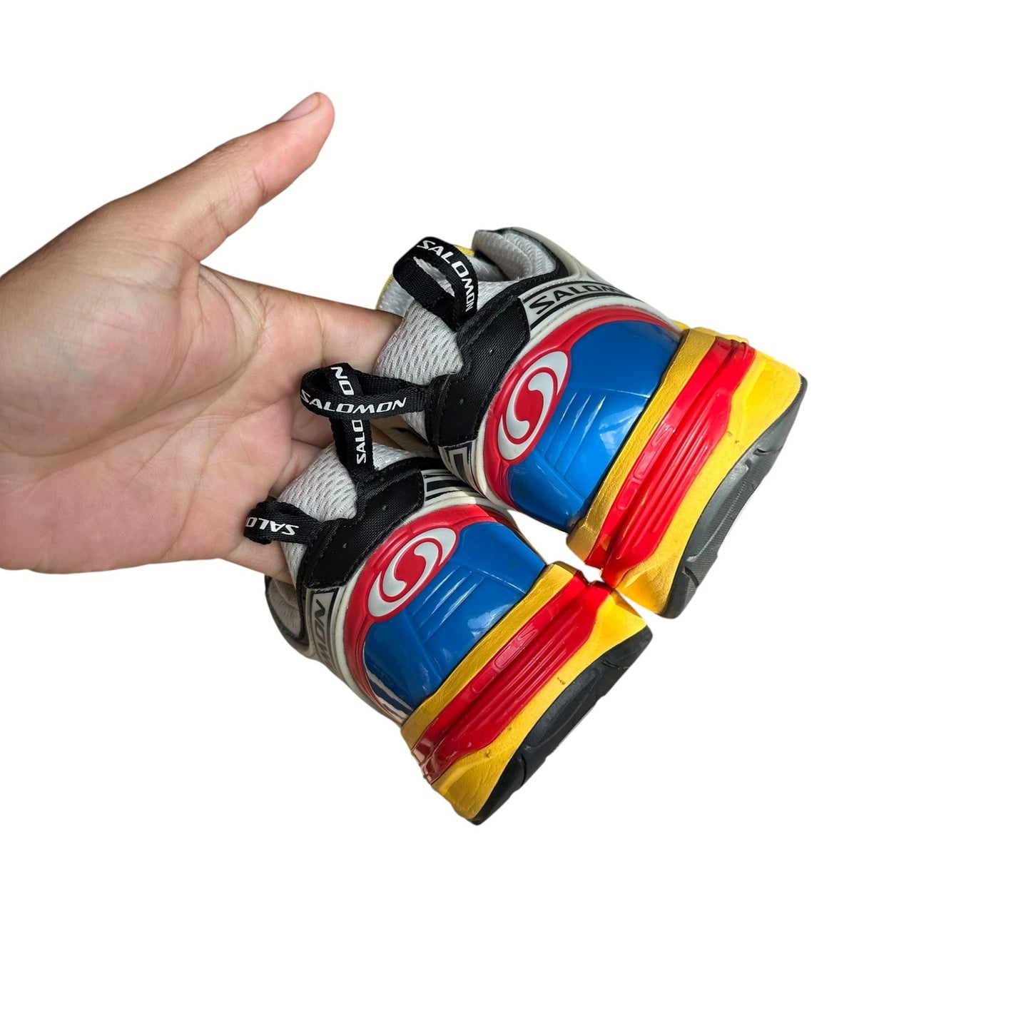 Salomon ACS Pro Yellow Red Sneakers Shoes Mens 9