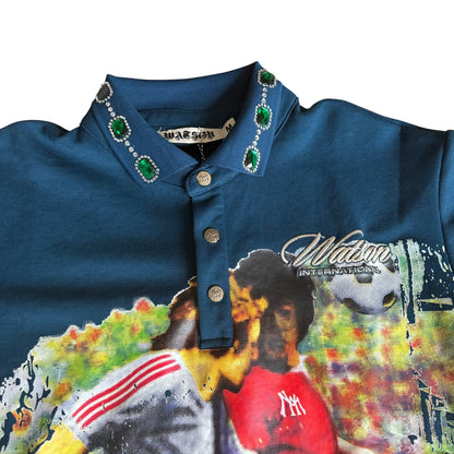 Watson World Cup Rugby Polo Champions Mens Medium NWT