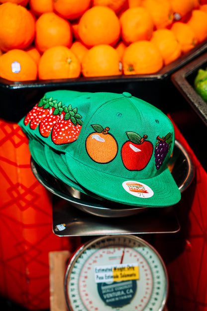 "Carmen Miranda" Fitted Hat in Green 💚