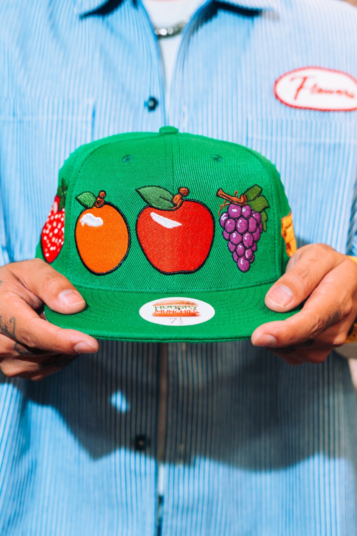 "Carmen Miranda" Fitted Hat in Green 💚