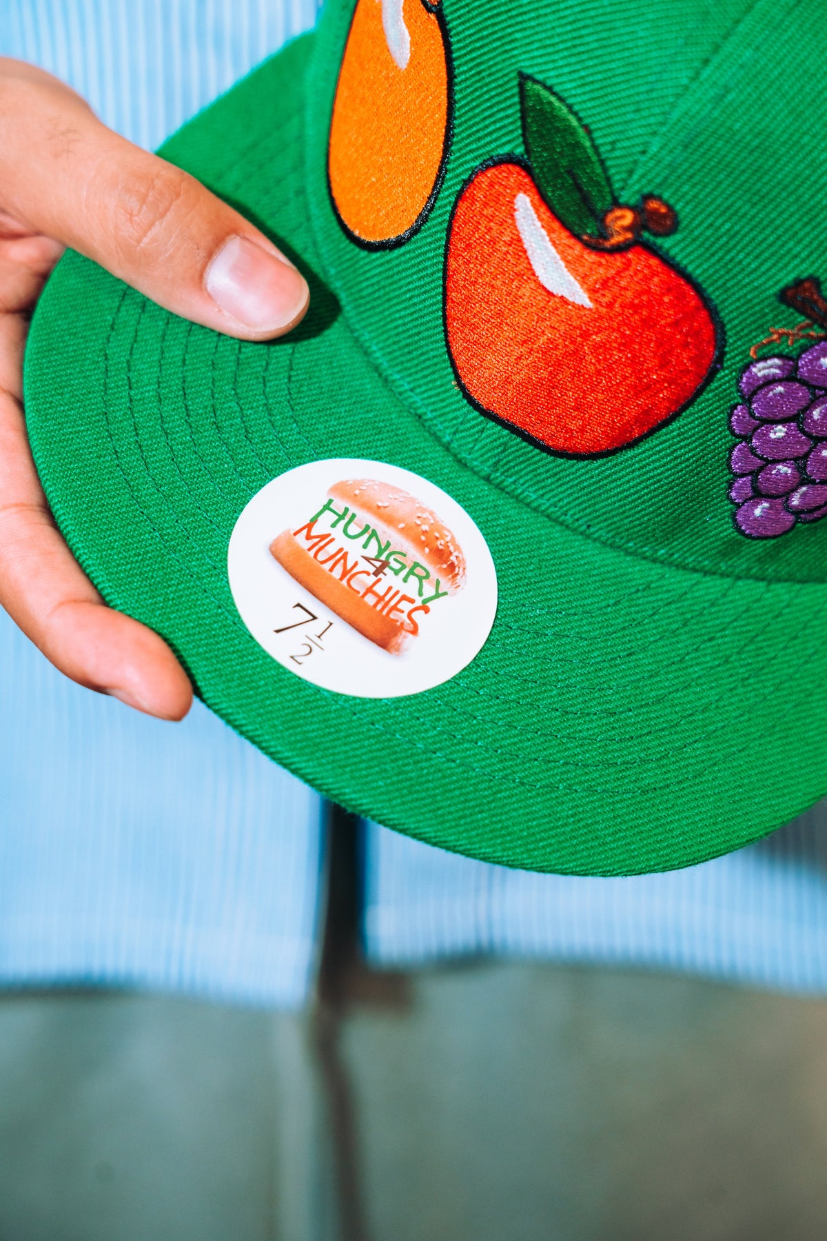 "Carmen Miranda" Fitted Hat in Green 💚