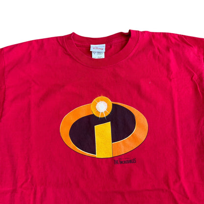 Disney Store Incredilbes Red Tee Shirt Mens Large