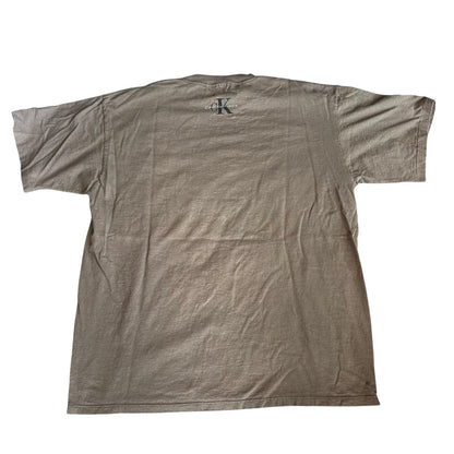 Calvin Klein CK Jeans Tan Tee Shirt Mens XL