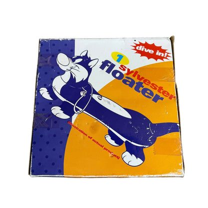 Vintage 1996 Sylvester Cat Warner Bros Floater Floaty Swimming Pool Toy NEW