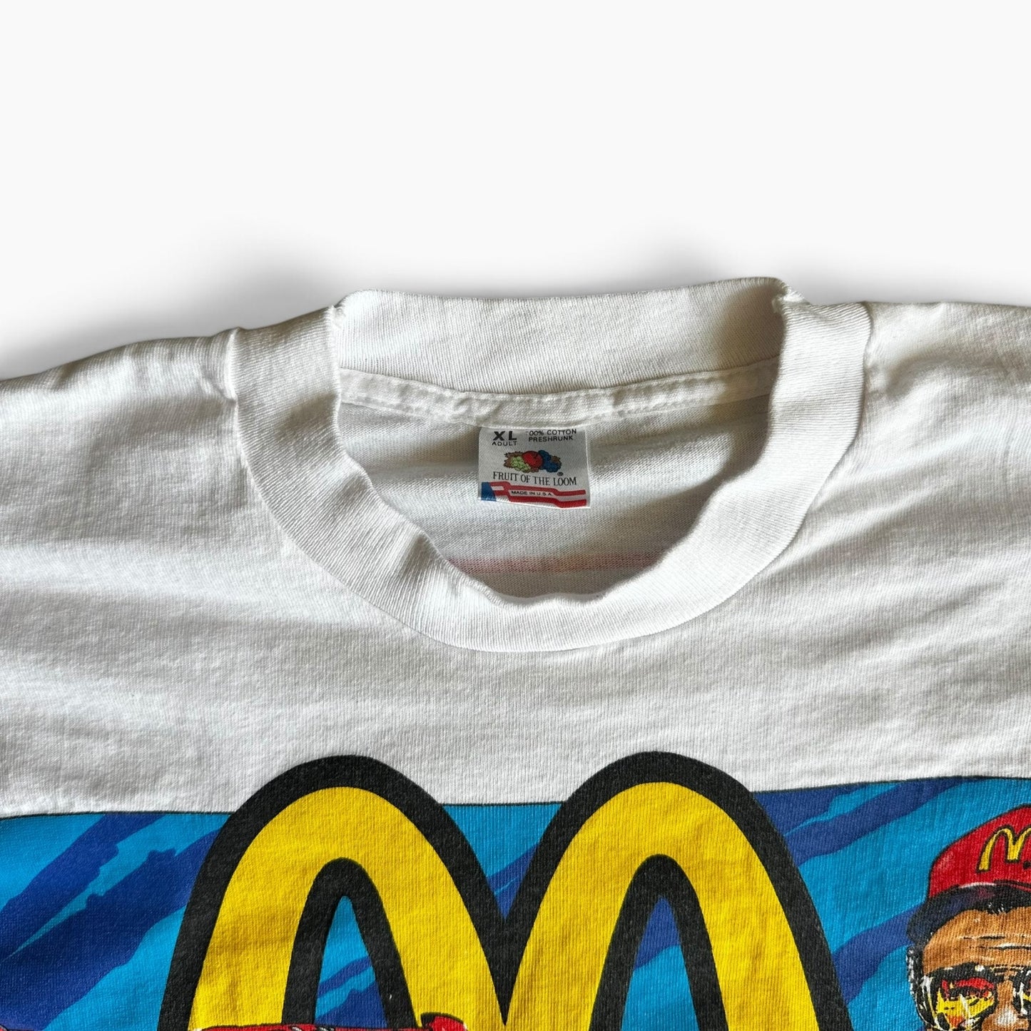Vintage 1992 Mcdonalds Racing Ed MCculloch Tee Shirt Mens XL