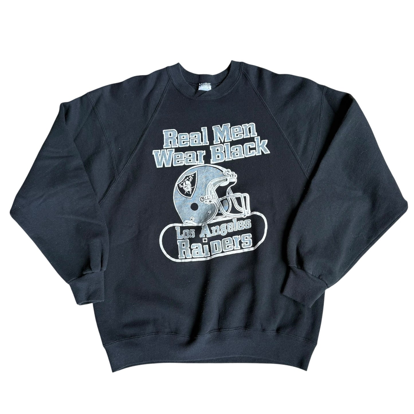 Vintage Raiders Jerzees Crewneck Sweater 90s Mens Large