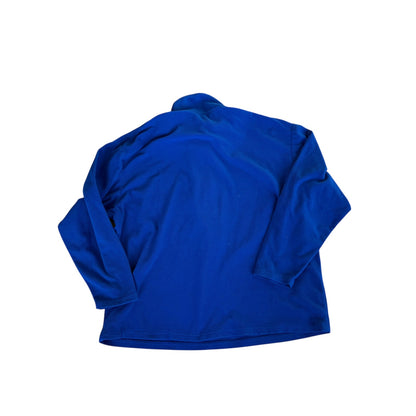 Vintage Versace Sport Blue Quarter Zip Pullover Sweater Mens 2XL