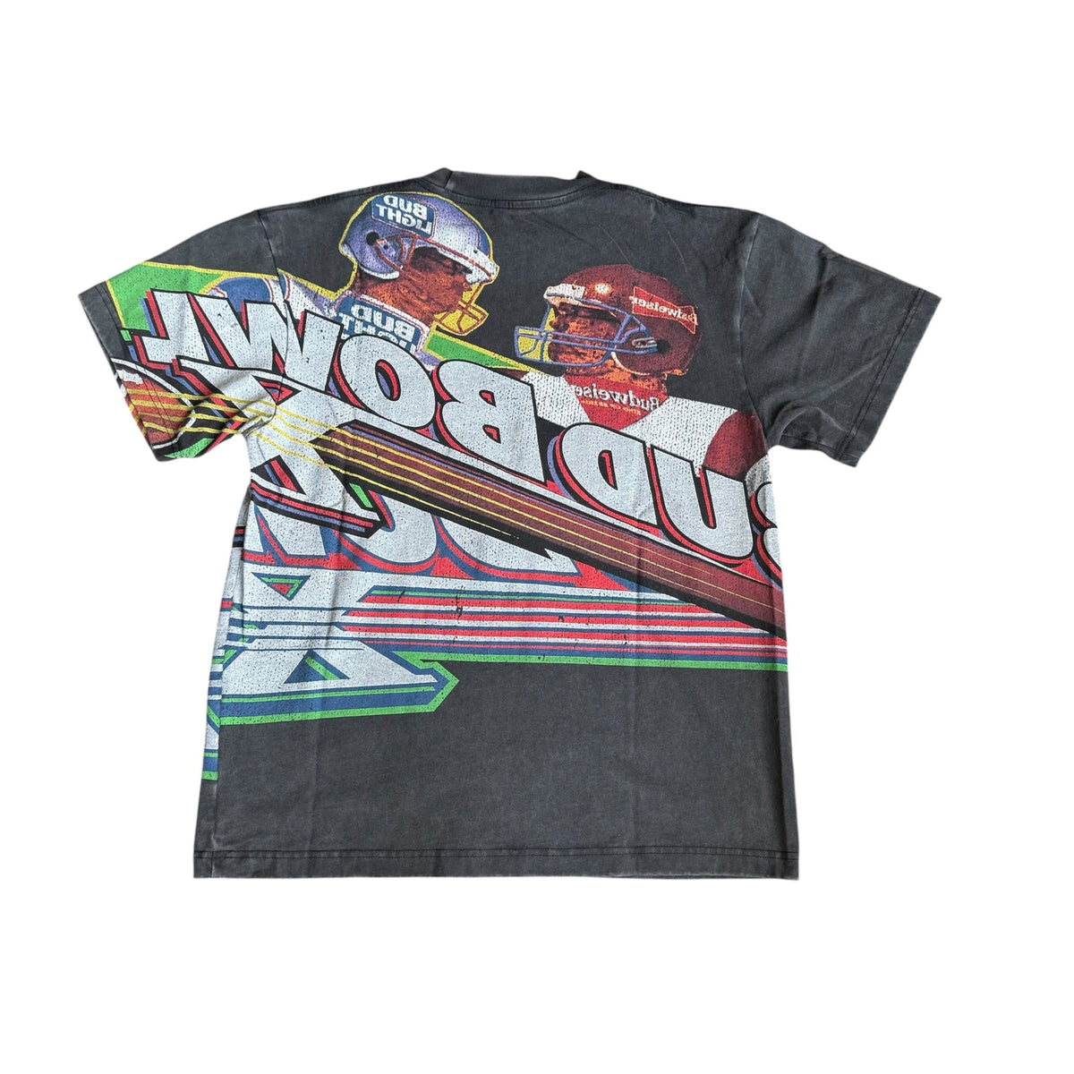 Copied - Budweiser Bud Bowl VI Aop Tee Shirt Mens Medium