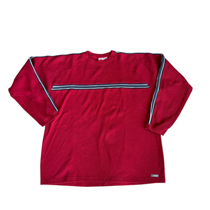 Vintage Anchor Blue Red Stripe Crewneck Sweater Mens 2XL