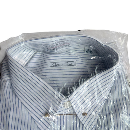 Christian Dior Vintage Button Up Shirt Mens Large 16 1/2