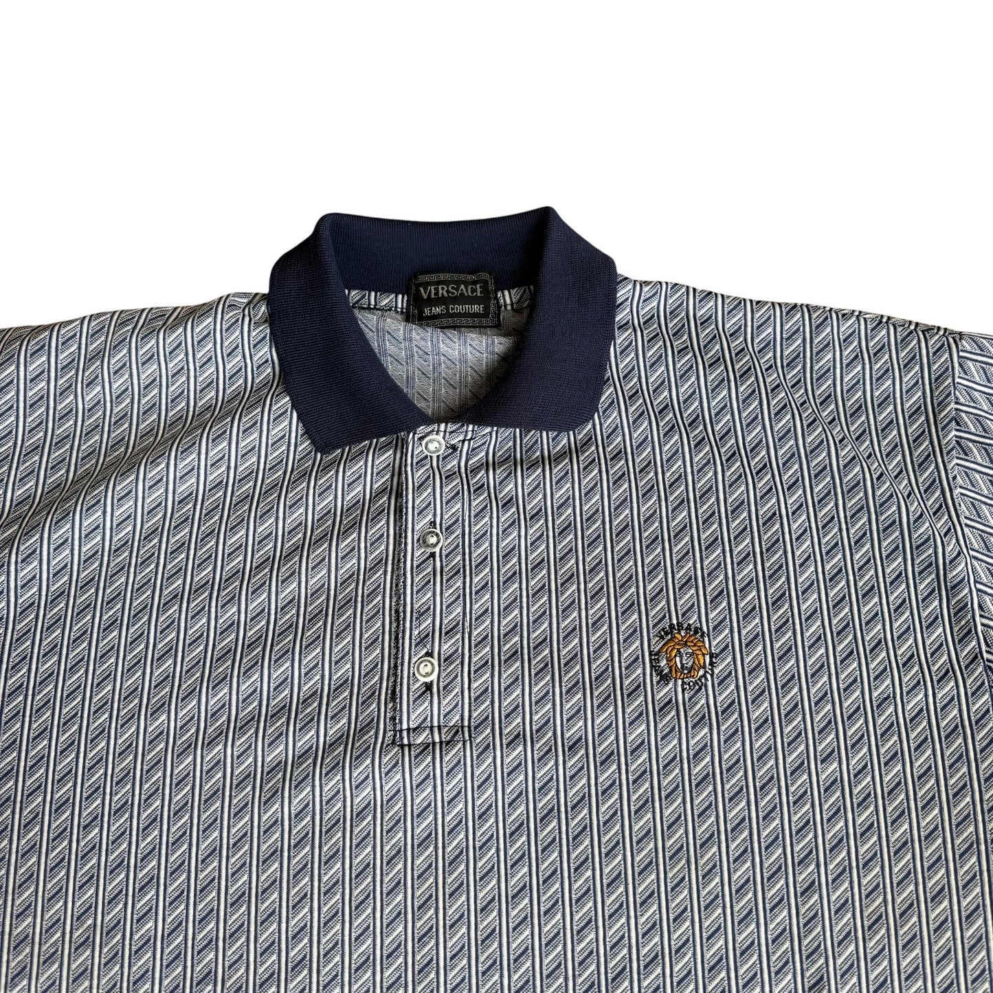 Vintage Versace Jeans Couture Polo Shirt Mens Large
