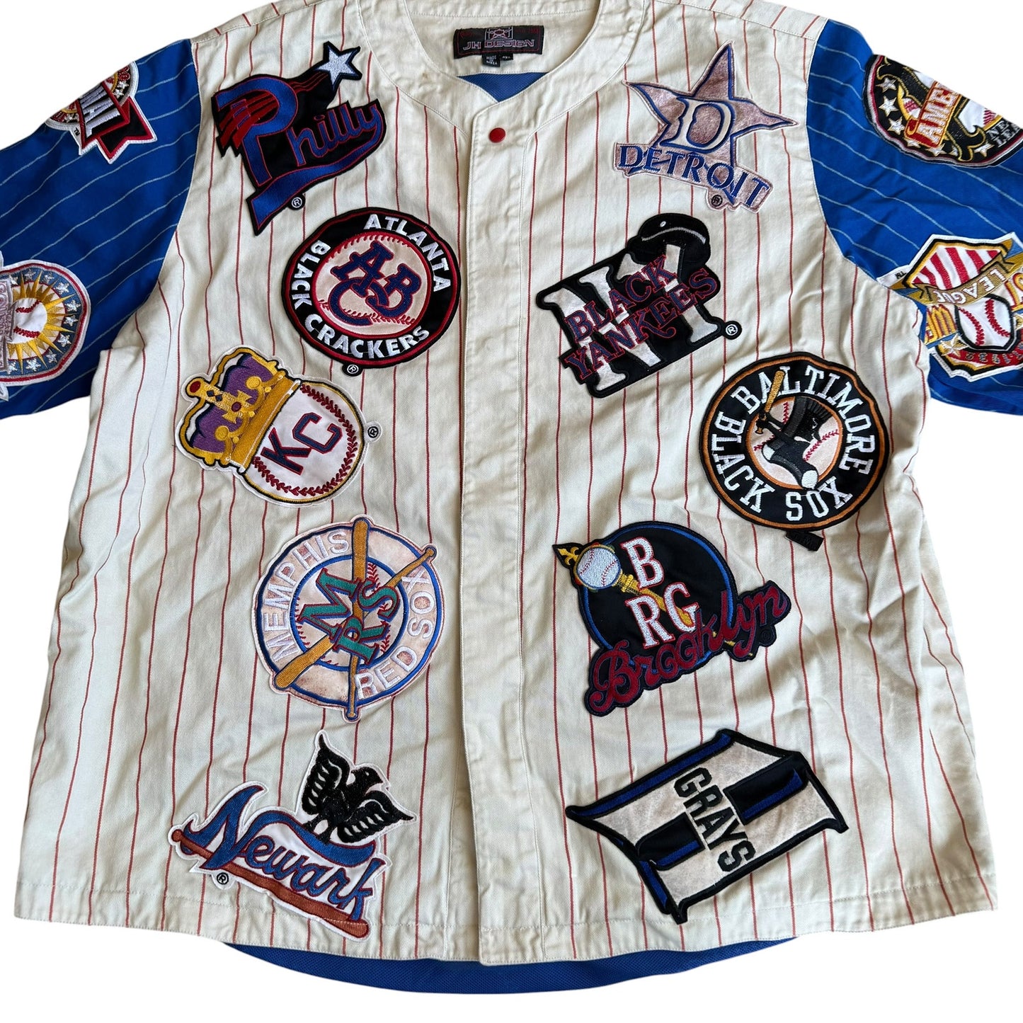 Vintage Negro Leagues Baseball Jersey Jeff Hamilton Mens 4XL
