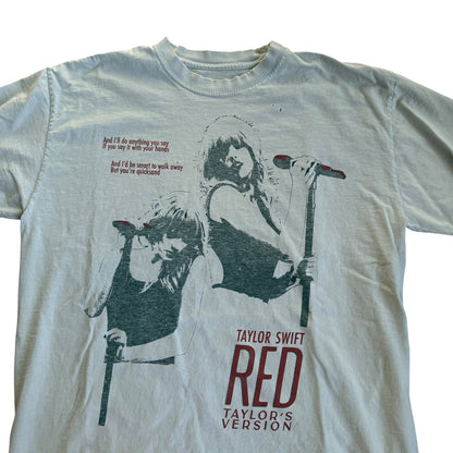 Taylor Swift RED Taylor's Version Album T-Shirt Mens XL