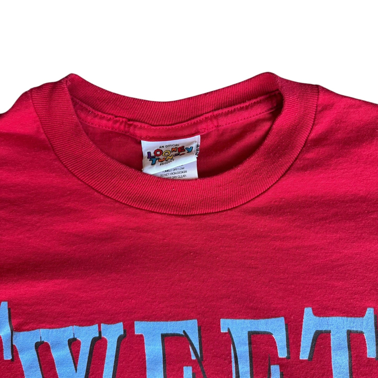 Vintage Tweety Bird Looney Tunes Red Tee Shirt Mens Large