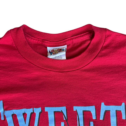 Vintage Tweety Bird Looney Tunes Red Tee Shirt Mens Large