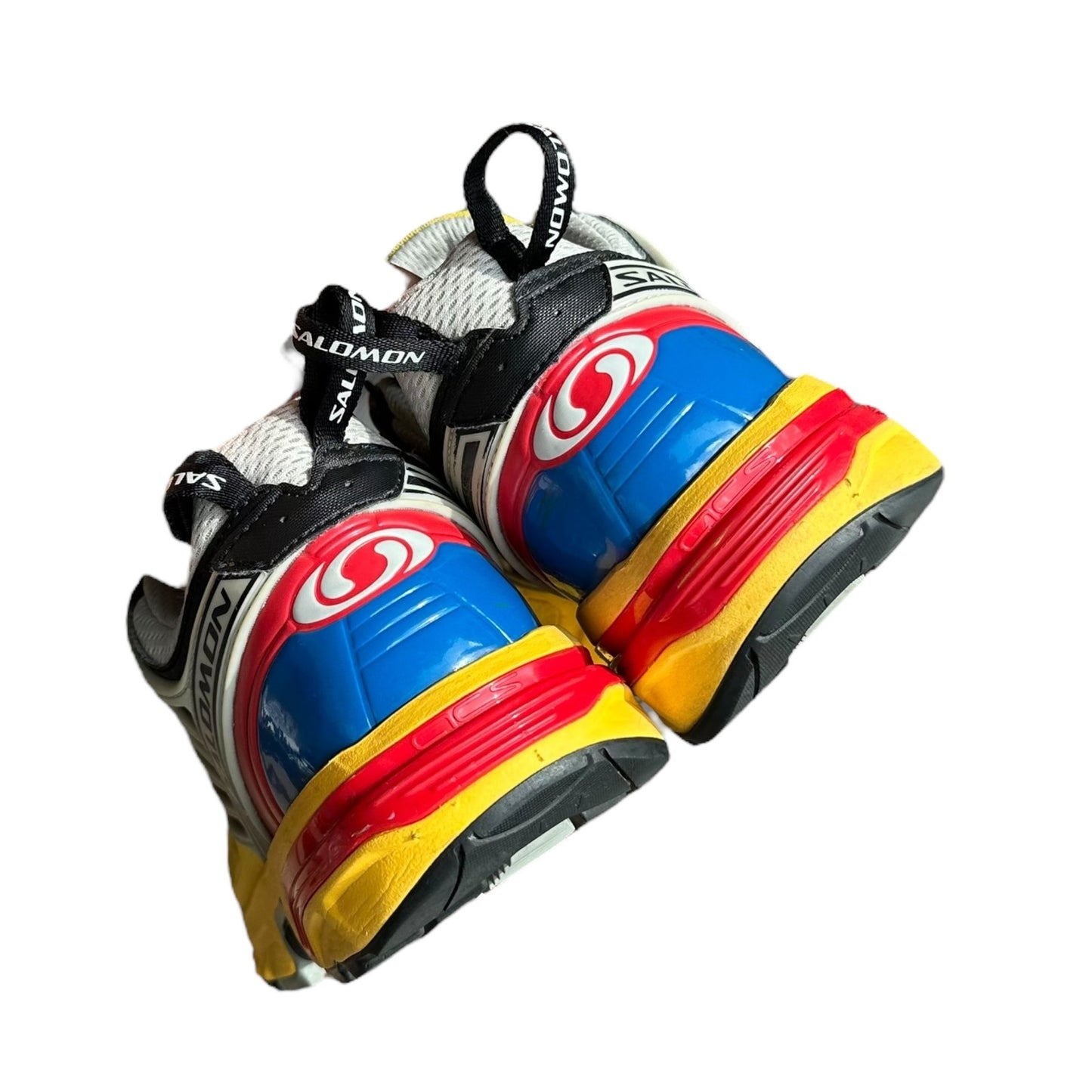 Salomon ACS Pro Yellow Red Sneakers Shoes Mens 9