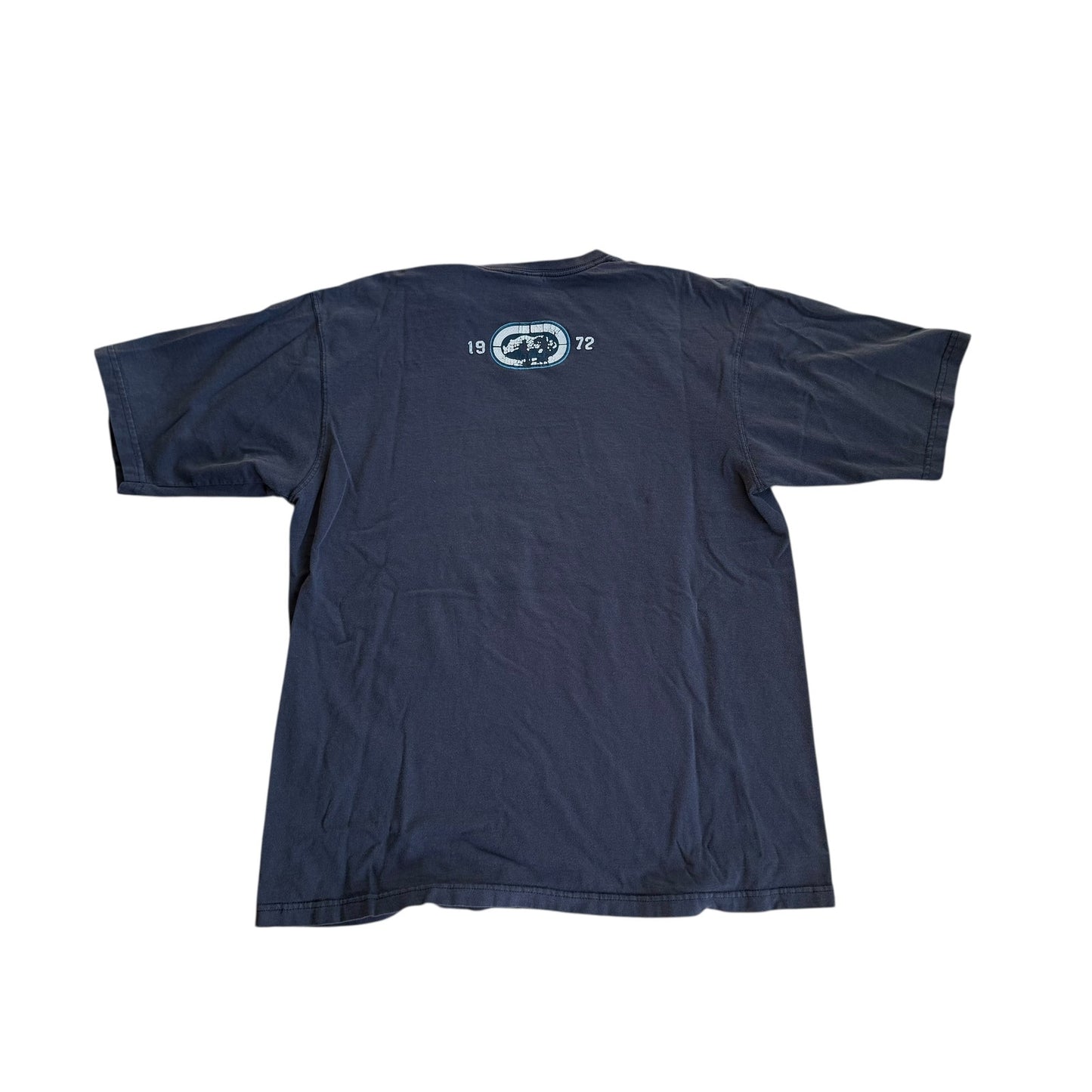 Vintage Ecko Mark Unlimited T-Shirt Navy Blue Mens Large