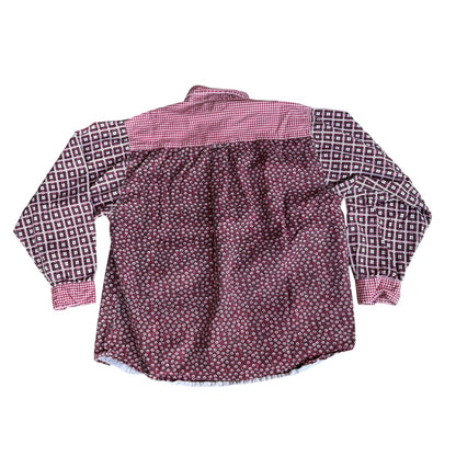 Vintage 90s Andrew Sports Western Button Up Mens Large