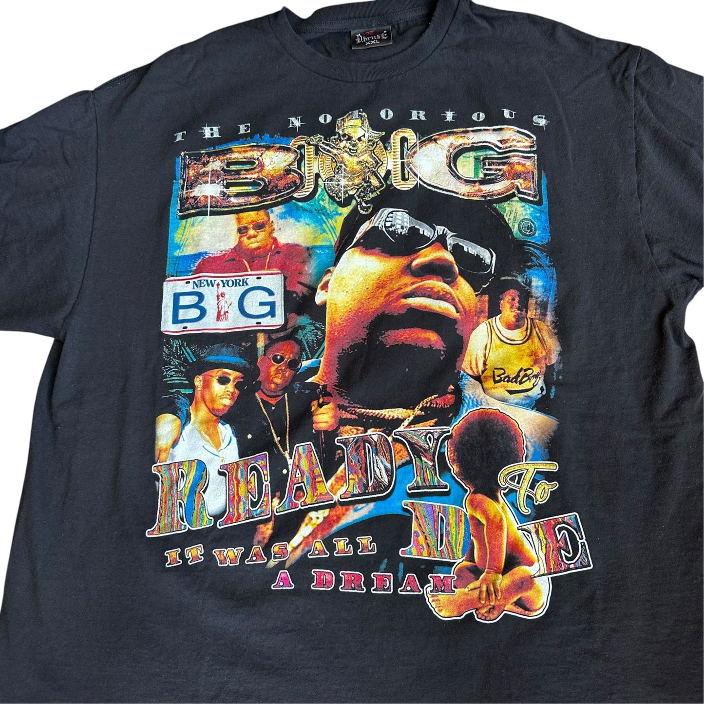 Dbruze x Notorious BIG Biggie Smalls Rap Tee Mens 2XL