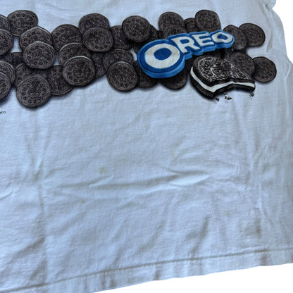 Vintage 1996 Oreo DoubleSided Cookie Food Tee Shirt Mens Large