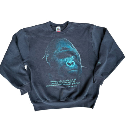 Vintage 90s Gorilla Columbus Zoo Sweater Mens Large
