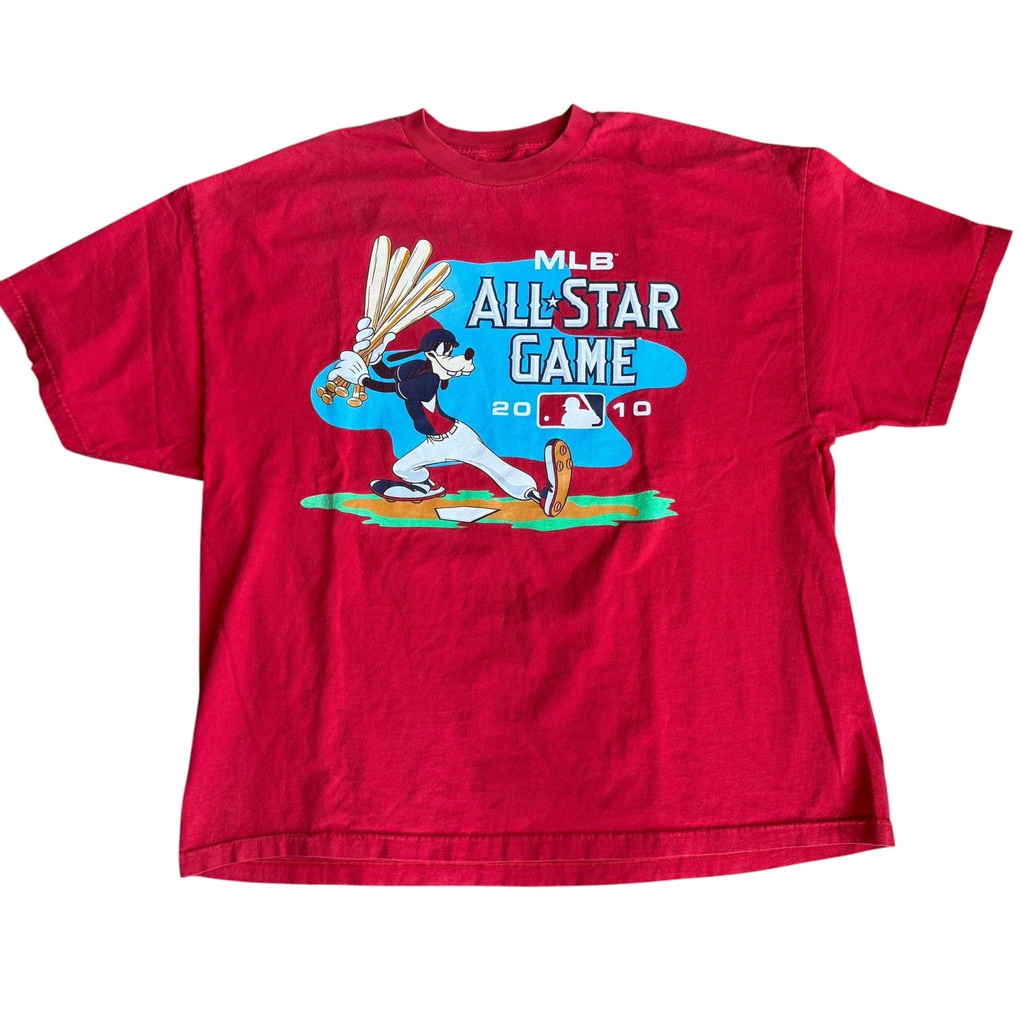 Goofy MLB All Star Game 2010 Vintage Tee Shirt Mens 2XL