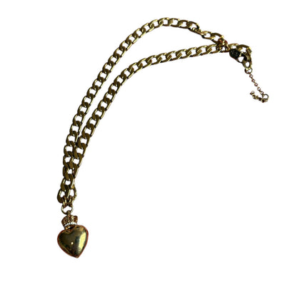 Juicy Couture Gold Chain Pendant Necklace 20" y2k Vintage 2000s