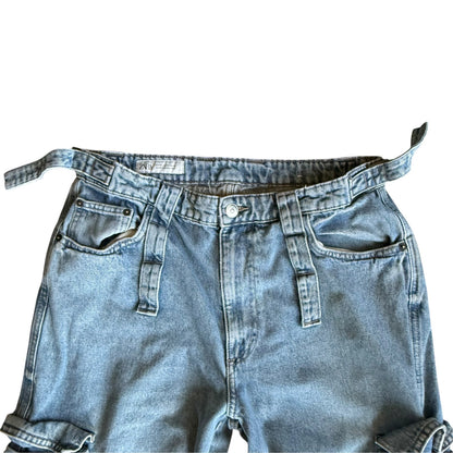 Zara Detachable Cargo Denim Jeans Mens 32