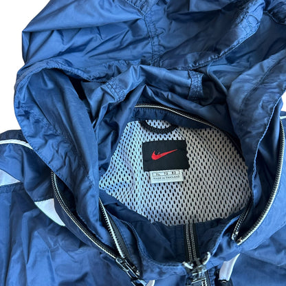 Nike y2k Vintage Windbreaker NavyBlue Mens XL ZipUp