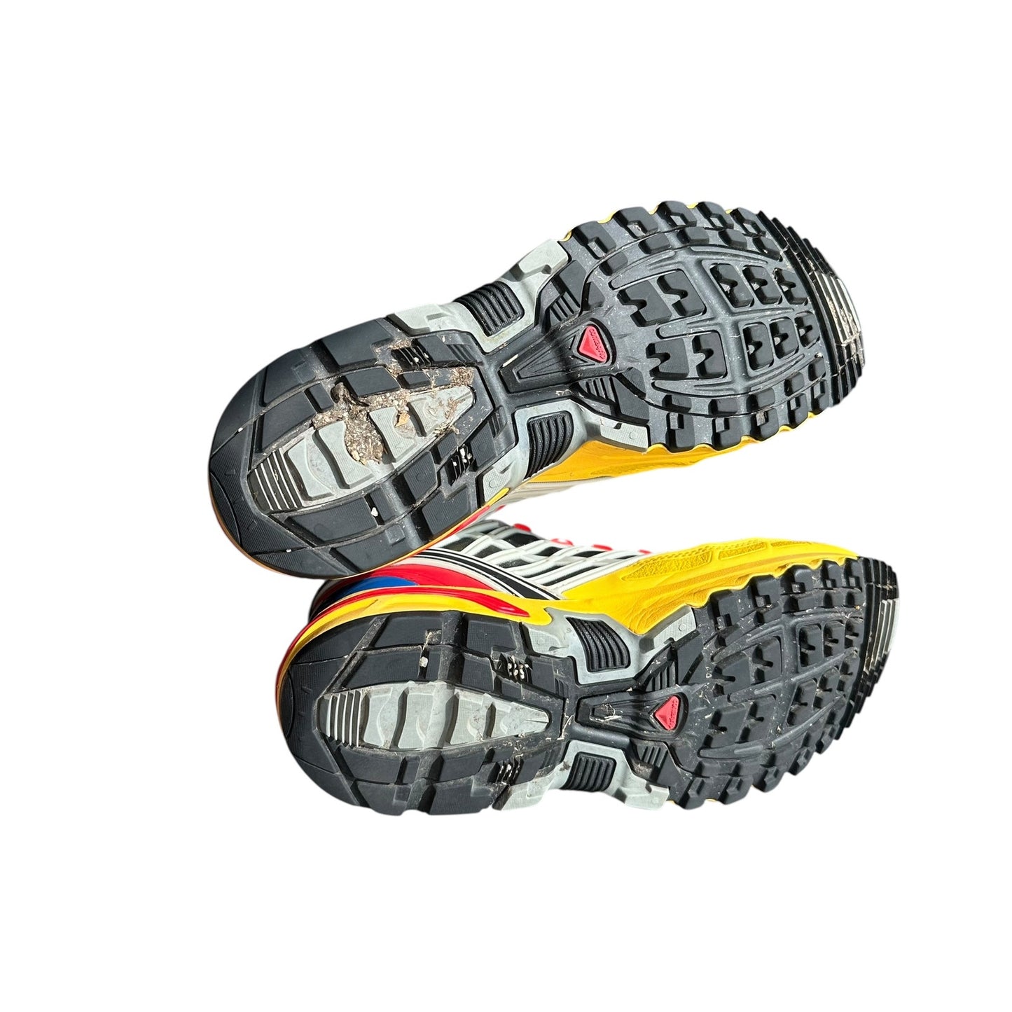 Salomon ACS Pro Yellow Red Sneakers Shoes Mens 9