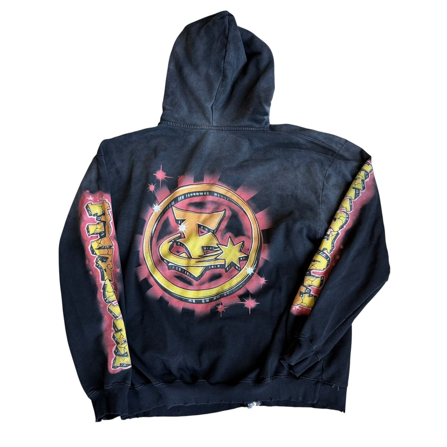 FiveStar Clown Airbrush Hoodie Mens 2XL