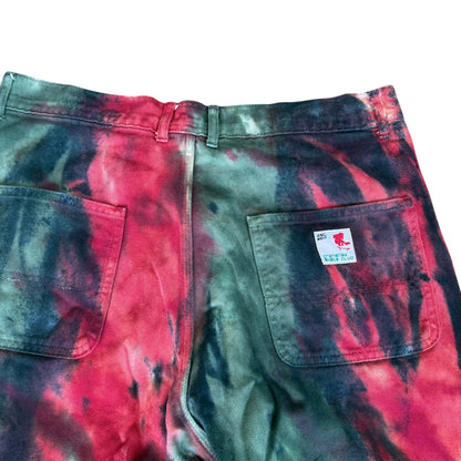Browns x Crenshaw Skate Club Dyed Straight Leg Work Trousers Mens Large