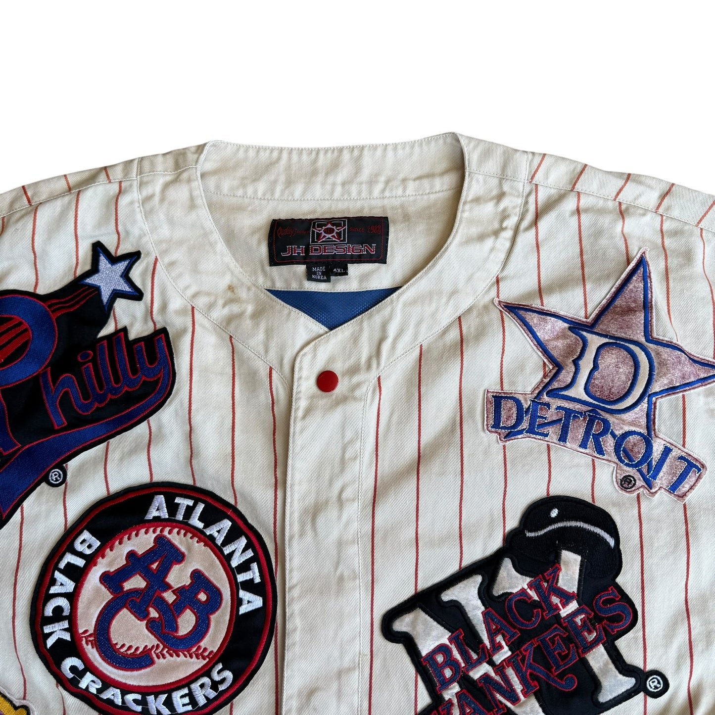 Vintage Negro Leagues Baseball Jersey Jeff Hamilton Mens 4XL