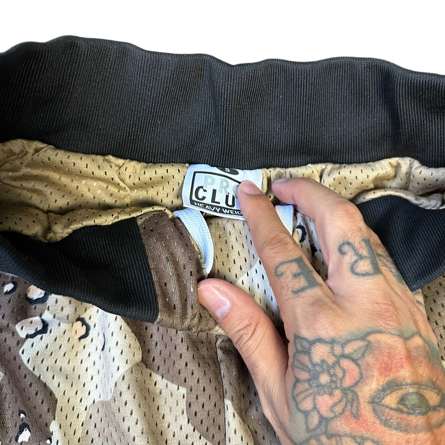 ProClub Made By Us Camo Basketball Shorts Mens Small